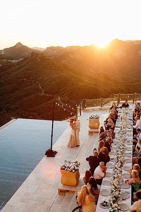 30 Best Ideas Outdoor Wedding Venues ❤ outdoor wedding venues wedding reception backyard pool #weddingforward #wedding #bride Wedding Venue With Pool, Pool Wedding Reception, Unique First Dance Songs, Poolside Wedding Reception, Poolside Wedding, First Dance Wedding Songs, Wedding Fotos, Villa Resort, Pool Wedding