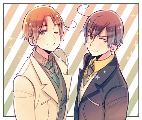 Itabros in colourful suits! Hetalia belongs to Himaruya-san (Hi to everyone in the APH fandom who thought I died lmao) +++++++++++++++++++++++++++++++++++++++++++++++++++++++++++++++++++++++++ Foll... Aph Italy, Hetalia Italy, Hetalia Funny, Hetalia Ships, Hetalia Fanart, Hetalia Axis Powers, Axis Powers, Hetalia, Bad Guy