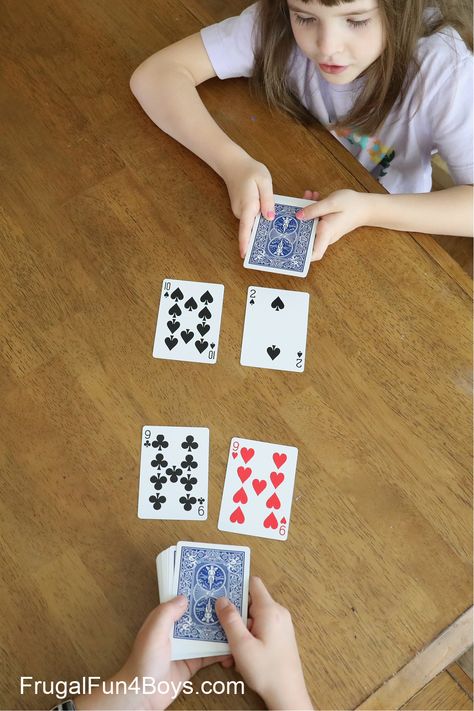 First Grade Math Games {Addition Card Games} - Frugal Fun For Boys and Girls Math Game 1st Grade, Number Bond Games For First Grade, Math Card Games First Grade, Reveal Math First Grade, Easy Math Activities For Kindergarten, Addition Games First Grade, Math Games With Cards, Math Games For First Grade, Addition Math Games