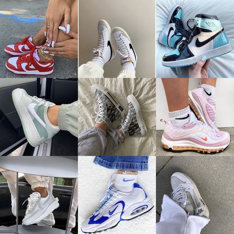 Top 12 best nike sneakers for women 2020. Affordsble, trendy, must have sneakers! Types Of Nike Sneakers, Must Have Nike Shoes For Women, Essential Sneakers For Women, Trending Sneakers Women, Street Sneakers Women, Affordable Shoes For Women, Streetwear Sneakers Women, Sneakers Inspo Women, Unique Sneakers Women