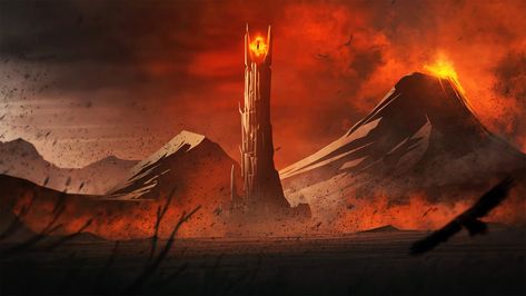 Lord of The Rings #Mordor Mount Doom Eye of Sauron #1080P #wallpaper #hdwallpaper #desktop Tolkien Drawings, Eye Of Sauron, Middle Earth Art, Lotr Art, Jrr Tolkien, Dark Lord, Original Wallpaper, Wallpaper Downloads, Middle Earth