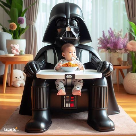 Star Wars High Chairs ⭐🪑🚀 #StarWarsChairs #GalacticSeating #JediFeeding Make mealtime an epic adventure with Star Wars High Chairs. These chairs feature iconic Star Wars designs, bringing the galaxy far, far away to your dining area. Elevate your little one's feeding experience with Star Wars High Chairs, where every meal becomes a journey through the Force. May the fork be with you! 🌌🍽️✨ https://luxarts.net/star-wars-hight-chairs/ Bedroom Children, Star Wars Design, High Chairs, Star Wars Baby, Dancing With The Stars, The Force, Nursery Ideas, The Galaxy, Cool Baby Stuff