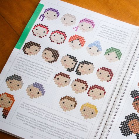 Stitch People Pattern, Cross Stitch People, Stitch Family, Portrait Cross Stitch, Stitch People, Cross Stitch Family, Cross Stitch Beginner, Stitch Doll, Family Trees