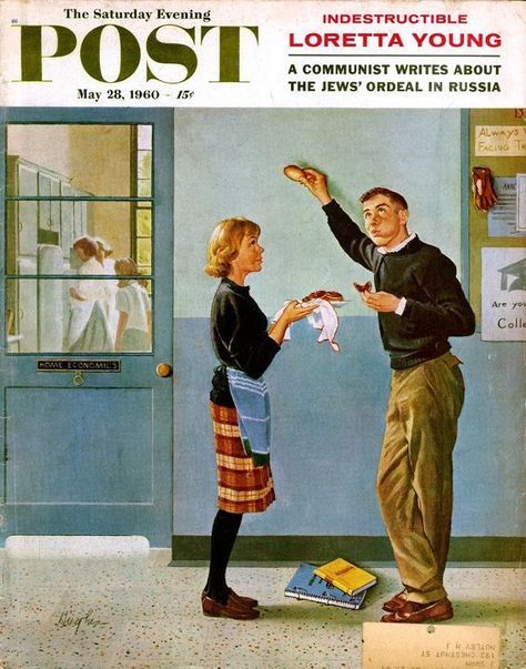 George Hughes, Saturday Evening Post Covers, Norman Rockwell Art, Norman Rockwell Paintings, Loretta Young, Saturday Evening Post, Evening Post, Mom Memes, Marmont Hill