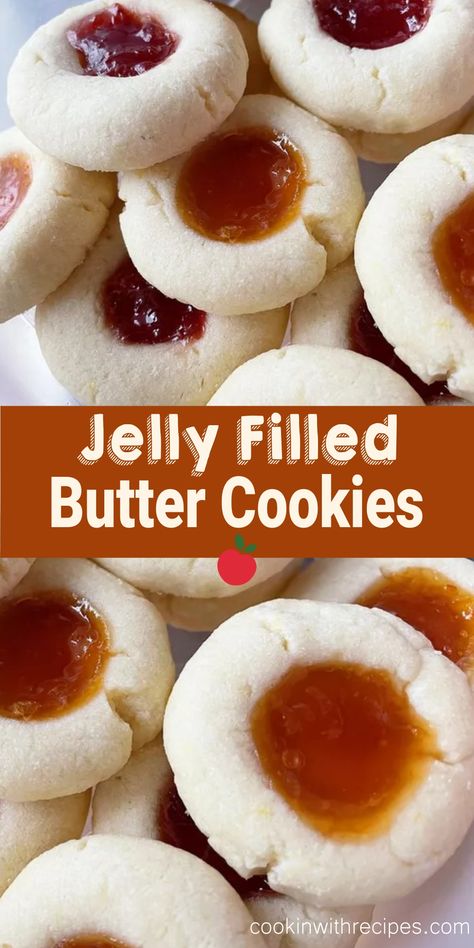 Cookies With Jelly Center, Leftover Jelly Recipes, Cooking With Jam, Recipes Using Jelly Or Jam, Jelly Tarts Recipes, Recipes That Use Jelly, Recipes With Jelly In It, Cookies With Jelly In The Middle, Recipes Using Jelly