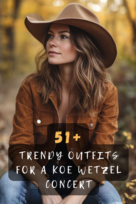 Embrace your edgy side with 51 outfits perfect for a Koe Wetzel concert. Featuring leather jackets, distressed jeans, and graphic tees, these styles capture the rock vibe. Discover how to channel your inner rockstar with these bold looks. Click to explore these edgy outfit ideas! 🎸🎤 #EdgyConcertStyle #KoeWetzelVibes #LeatherJackets #DistressedJeans #GraphicTees #RockstarLook Country Music Concert Outfit Ideas, Garth Brooks Concert Outfit, Cute Country Concert Outfits, Edgy Outfit Ideas, Country Music Concert Outfit, Concert Outfit Men, Koe Wetzel, Edgy Outfit, Country Music Concerts