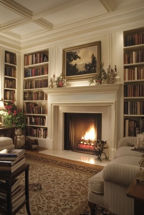 🔥 Ignite Your Space: 18 Fireplace Built-Ins to Love! ❤️ - 1800s Fireplace Living Rooms, Uk Living Room Ideas Interior Design, Living Room Fireplace Traditional, Heritage Fireplace Ideas, Fireplace Classic Design, Living Room Fireplace With Bookshelves, Media Built In With Fireplace, Built Ins Flanking Fireplace, Living Room Custom Built Ins