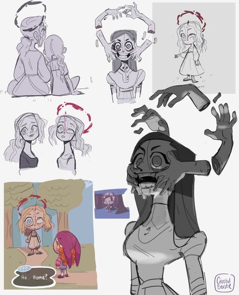 Kunstjournal Inspiration, Animation Character, 캐릭터 드로잉, New Story, Creepy Art, 영감을 주는 캐릭터, Character Design References, Drawing Base, Drawing Reference Poses