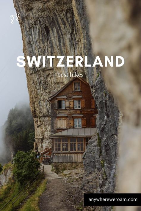 Experience the beauty of the Alps with these stunning hikes in Switzerland. #swissmountains #swissalsps #hikinginswitzerland Hiking In Switzerland, Swiss Alps Hiking, Iceland Hiking, Swiss Travel Pass, Car Station, Swiss Travel, Hiking Guide, Hiking Destinations, Winter Hiking