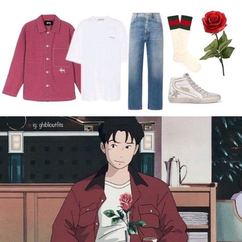 Ghibli Inspired Outfits, Ghibli Outfits, 18th Outfit, Ghibli Core, Cottage Core Outfit, Fashion Anime, Ghibli Studio, Korean Casual Outfits, Studio Ghibli Art