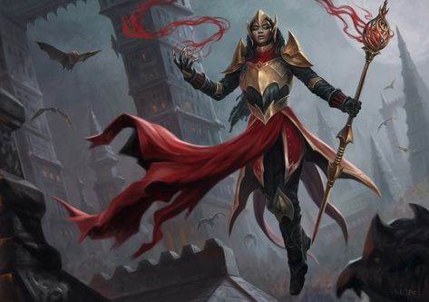 ArtStation - Deathknight Vampire, ✦ Monztre ✦ Mtg Vampire, Modern Vampires, Vampire Stories, Female Vampire, Mtg Art, Vampires And Werewolves, Vampire Art, Mythological Creatures, High Fantasy