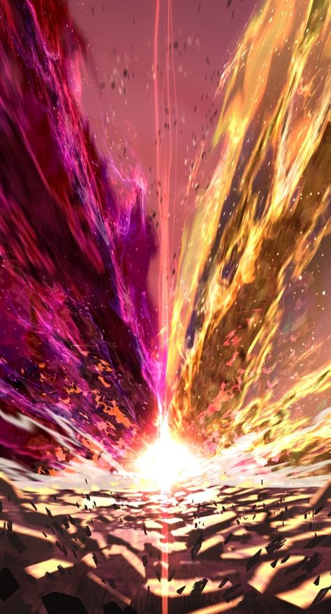 Destruction Concept Art, Anime Fire Power, Anime Explosion, Magic Explosion, Fire Landscape, Marshmello Wallpapers, Fire Animation, Image Spiderman, Super Powers Art