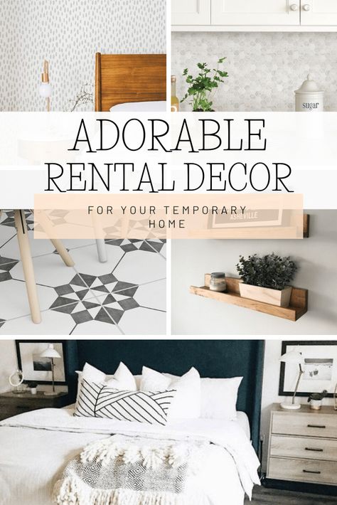 How To Decorate Rental Home, Decorate A Rental House, Decorate Apartment Walls, Interior Design Rental Apartment, New Rental Home Ideas, Budget Rental Makeover, Rental House Ideas, Rental Room Decor Ideas, How To Decorate Apartment Bedroom