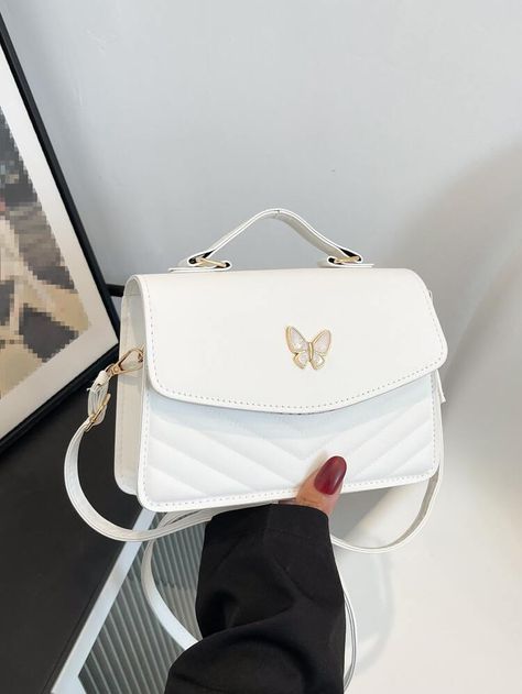 Small White Handbag, Everyday Handbag, Girly Bags, White Handbag, Fancy Bags, Luxury Designer Handbags, Lv Handbags, Pretty Bags, Mua Sắm