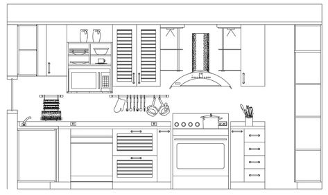 #cadbull #autocad #architecture #kitchen #elevation #drawing #detaildrawing #2d #autocaddrawing #kitchendesign #kitchen #interiordesign #kitchendecor #homedecor #design #interior #home #kitchenremodel Kitchen Elevation Drawing, Elevation Detail Drawing, Open Kitchen Interior, 2d Autocad Drawing, Kitchen Elevation, Loft House Design, Small Bedroom Layout, Kitchen Drawing, Interior Ceiling Design