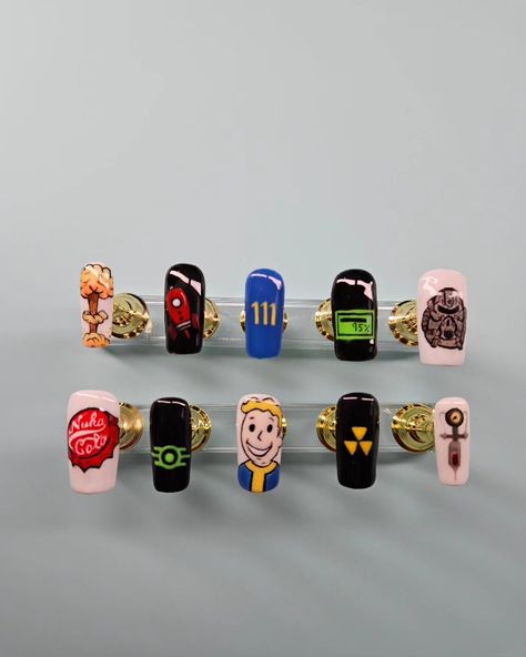 Fallout Nails, Summer Acrylic, Fall Out 4, Summer Acrylic Nails, Nails Inspo, Fallout, Fashion Makeup, Nail Ideas, Nail Inspo