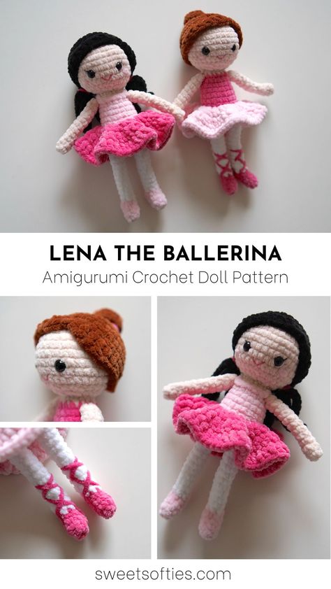 Ballerina Doll Crochet, Free Crochet Ballerina Doll Pattern, Ballerina Crochet Pattern, Crochet Fairy Free Pattern, Crochet Ballerina Doll Free Pattern, Crochet Doll Pattern Free, Quick Crochet Patterns Free, Doll Crochet Pattern Free, Crochet Doll Free Pattern