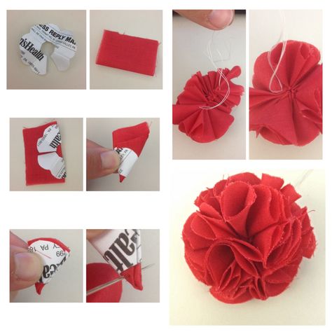 Made this flower lapel pin for my suits. Placed a small round red felt piece on the back and just needs a safety pin. May just buy more fabric to match my other suit combinations. Lapel Pins Diy, Fabric Flower Pins, Flower Lapel, Convention Gifts, Flower Lapel Pin, Lapel Flower, Lapel Pins Mens, Diy Event, Beaded Jewels