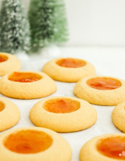 Apricot Thumbprint Cookies - Knead Some Sweets Recipe Using Apricot Jam, Apricot Thumbprint Cookies, Apricot Thumbprint Cookies Recipe, Thumbprints Cookies, Soft Snickerdoodle Cookies, Chewy Ginger Cookies, Jam Thumbprint Cookies, Oatmeal Coconut Cookies, Apricot Recipes