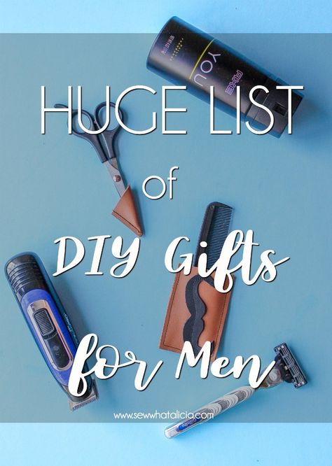 DIY Gifts for Boyfriend(s) and Guys: These DIY Gifts are perfect for your boyfriend or the special guy in your life. Heck you could even use them for dad since they aren't romantic. Click through for a full list of great diy guy gifts. | www.sewwhatalicia.com Diy Guy Gifts, Diy Mens Gifts, Homemade Gifts For Guys, Tom Shoes, Sewing Tables, Picture Writing, Persian Recipes, Physics Humor, Swift Quotes