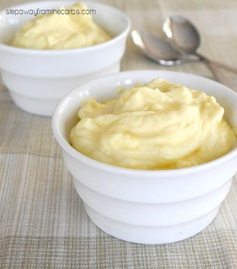 Low Carb Vanilla Pudding - sugar free recipe with just two ingredients! Low Carb Dessert Recipes, Vanilla Pudding Recipes, Sugar Free Recipe, Low Carb Grocery List, Low Carb Grocery, Low Carb Cheesecake Recipe, Low Carb Cake, Low Carb Cheesecake, Low Carb Low Sugar