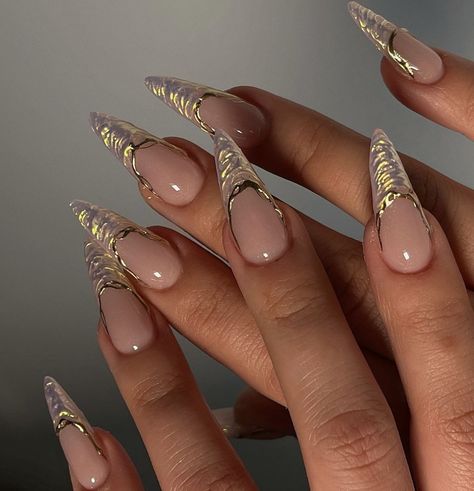 Ladylike Nails, Spring Nail Sets, Different Nails, 2024 Nails, Drip Nails, Fancy Nails Designs, Classy Acrylic Nails, Shiny Nails, Glam Nails