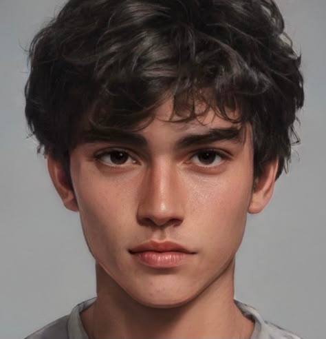 Brown Hair Blue Eyes Boys, Artbreeder Boy, Brown Hair Male, Black Hair Green Eyes, Brown Eye Boys, Brown Hair Boy, Pelo Cafe, Brown Hair Green Eyes, Brown Eyes Black Hair