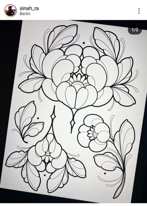 #tattoo #tattoos #inked #tattooart #tattooed #tattooideas #tattoodesign #tattooinspiration #tattoosleeve #tattooflash #inkedgirls #tattooedwomen  #InkLaughs  #TattooFails Ornament Flower, Flower Tattoo Linework, Art Deco Tattoos, Trending Tattoos, Art Nouveau Flowers Illustration, Art Nouveau Tattoo Design, Fiori Art Deco, Traditional Tattoo Drawings, Flor Tattoo