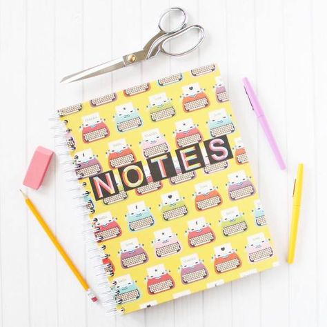 DIY Spiral Notebooks Diy Spiral Notebook, Cinch Projects, Ruler Crafts, Different Types Of Paper, Diy Notebooks, Notebooks For School, Diy Planner Notebook, The Cinch, Divider Tabs