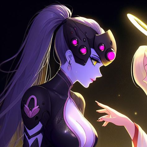 widowmaker x mercy matching icons <3 Widow Maker Pfp, Val Matching Pfp, Neon Matching Pfp, Icons Widowmaker, Matching Female Pfps, Matching Overwatch Pfps, Matching Pfp Overwatch, Overwatch Matching Icons, D.va Pfp