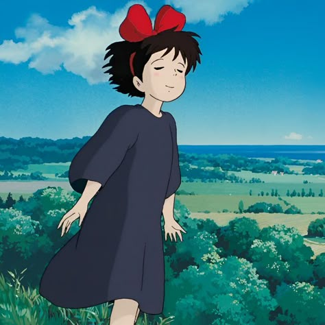 Studio Ghibli Background, Studio Ghibli Characters, Anime Witch, Ghibli Artwork, Kiki Delivery, Kiki's Delivery Service, Studio Ghibli Movies, Studio Ghibli Art, Ghibli Art