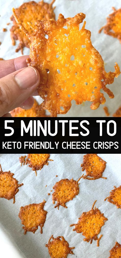 Cheese Chips Recipe, Keto Cheese Crisps, Keto Crisps, Keto Cheese Chips, Keto Chips, Best Low Carb Snacks, Low Carb Chips, Healthy Low Carb Snacks, Cheese Chips