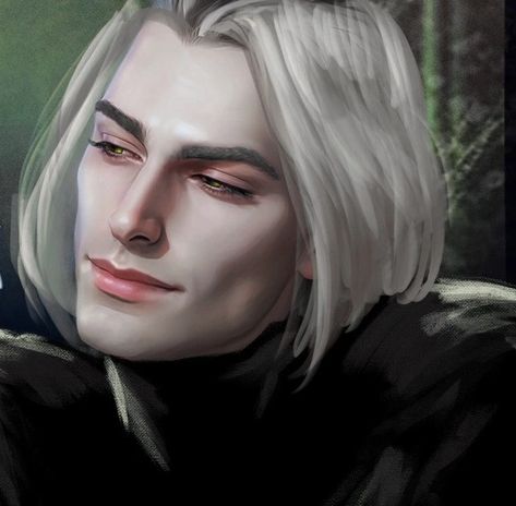 Man With White Hair, Lotr Art, World Of Darkness, Fantasy Male, Fantasy Aesthetic, Dnd Characters, Handsome Anime, Character Portraits, Book Characters