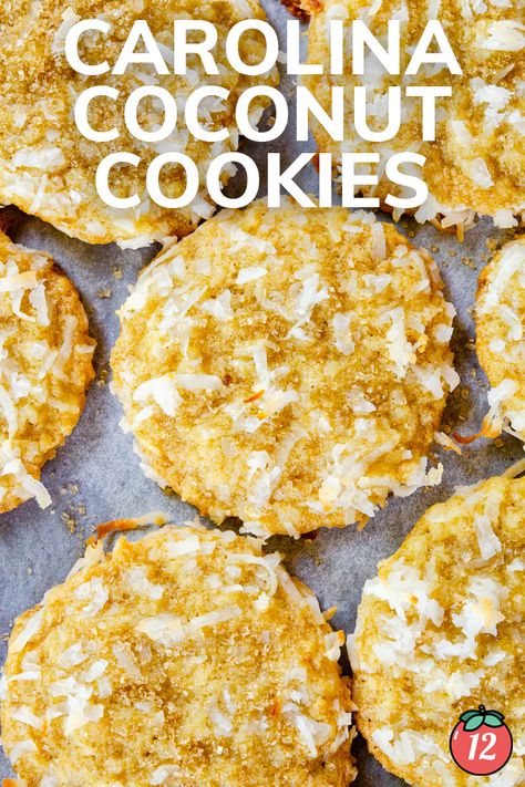 Carolina Coconut Cookies | 12 Tomatoes Carolina Coconut Cookies, Cocoons Cookies, Coconut Cookies Recipes, 12 Tomatoes Recipes, Basic Cookies, Kinds Of Cookies, 12 Tomatoes, Coconut Cookies, Drop Cookies