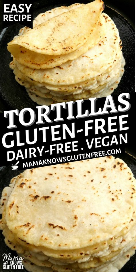 Mama Knows Gluten Free, Gluten Free Dairy Free Dinner, Glutenfri Baking, Gluten Free Tortillas, Dairy Free Dinner, Paleo Bread, Gluten Free Recipes Bread, Homemade Gluten Free, Gluten Free Dairy Free Recipes