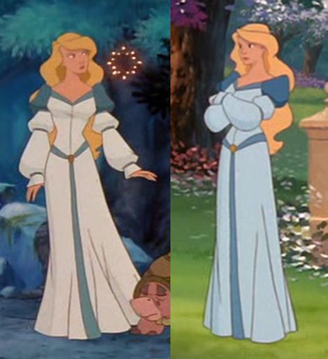 Princess Odette from The Swan Princess - this is a perfect photo to model the dress after Swan Princess Wedding, Odette Swan Princess, Princess Odette, Anastacia Disney, The Swan Princess, Non Disney Princesses, Swan Princess, Childhood Movies, Disney Princes