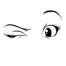 Winking Eye, Vector Girl, Download Anime, Girl Eyes, Anime Eyes, Girls Eyes, Eye Drawing, Drawing Tips, Girl Drawing