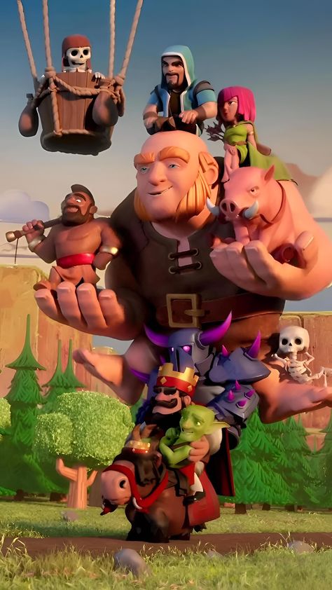 Clash Of Clans Wallpapers, Clas Of Clan, Dollars Money Wallpaper, Clash Royale Wallpaper, Clash Of Clans Game, Tiered Deck, Match 3 Games, Diverse Characters, 1080p Anime Wallpaper