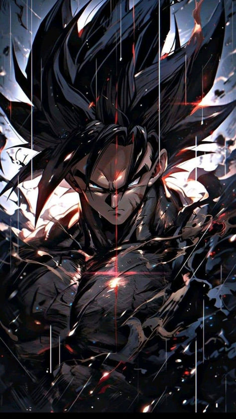 My hope is to share my knowledge with you so you too can expand your love for the arts. Thank you for your interest! Dark Goku, Goku Images, Dbz Wallpapers, Dragon Ball Z Iphone Wallpaper, Image Dbz, Dragon Ball Wallpaper Iphone, Goku Wallpaper, Dragon Ball Painting, Dragon Ball Art Goku