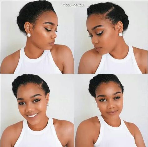 Transition Haircut, Transition Hairstyles, Transitioning Hair, Cabello Afro Natural, Natural Braided Hairstyles, Natural Hair Transitioning, Style Tutorial, Transitioning Hairstyles, Protective Hairstyles For Natural Hair