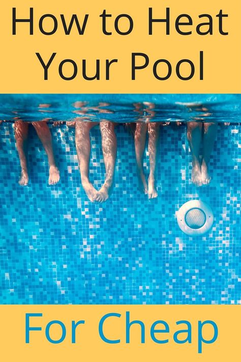 Diy Pool Heater, Pool Warmer, Oberirdischer Pool, Pool Deck Decorations, Swimming Pool Heaters, Solar Pool Heater, Cheap Pool, Pool Hacks, Pool Life