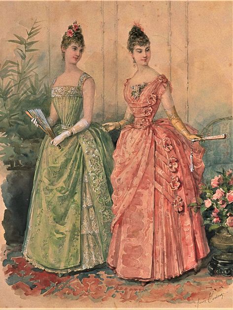 1888 Dress, 1888 Fashion, Gilded Age Fashion, 1880 Fashion, Patriotic Dresses, 1870s Fashion, 1880s Fashion, 1890s Fashion, Bustle Dress