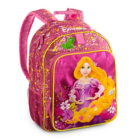 rapunzel backpack ~ disney store Rapunzel Backpack, Sleeping Beauty Book, Disney Princess Room, Disney Rapunzel, Girl Backpacks School, Disney Handbags, Fall Sale, Disney Bag, Kids Backpack