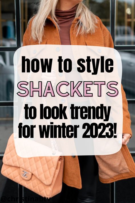 If you love shackets for women then you need to check out these trendy shacket outfits for winter 2023. Yes the shacket trend will continue and these long shackets are perfect for cold winter outfits! Shacket Over Dress, Winter Shacket Outfit Women, Coats 2023 Trend, Winter 2023 Fashion Trends Women Casual, 2023 Fall Plus Size Fashion, Women’s Shacket Outfits, Trendy Outfits For Winter 2023, Trendy Coats For Women 2023, Long Shacket Outfit Women Winter