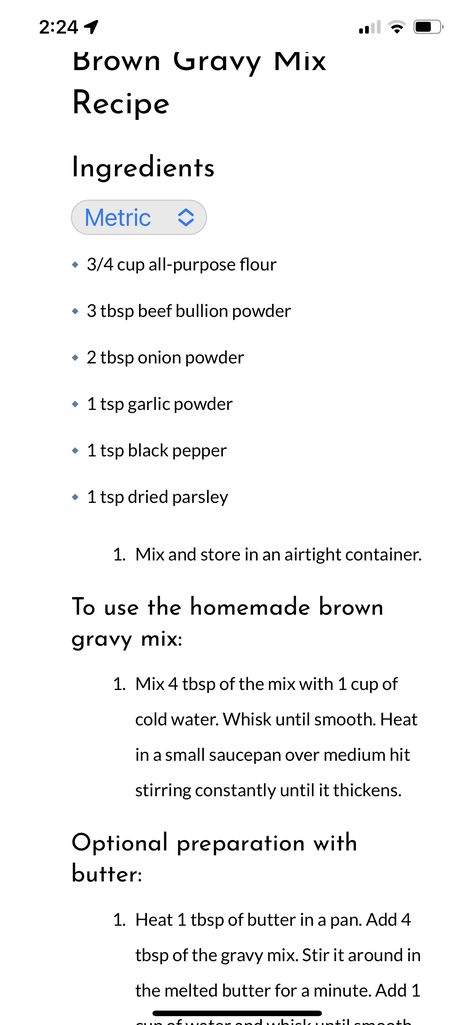 Brown Gravy Packet Substitute, Homemade Gravy Powder, Homemade Brown Gravy Packet, Brown Gravy Powder Recipe, Gravy Mix Diy, Gravy Powder Recipe, Homemade Brown Gravy Mix Recipe, Brown Gravy Mix Recipe, Gravy Mix Recipe