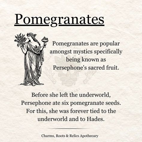 Divinity will stain your fingers and mouth like a pomegranate. It will swallow you whole and spit you out, wine-dark and wanting. You will reach for it again and again, greedy human fingers clutching at everything you can reach. The divine will curl it's way through your veins and take you over, and it will not leave you quietly. I feel divinity in my bones like aching, like _fire_. ••• I came to find that I absolutely love and enjoy pomegranates! From eating them, to growing and tending to t... Pomegranate Meaning, Pomegranate Analogy, Pomegranate Quotes, Queen Persephone, Human Finger, Mystic Quotes, Pomegranate Recipes, Witch Craft, Forbidden Fruit
