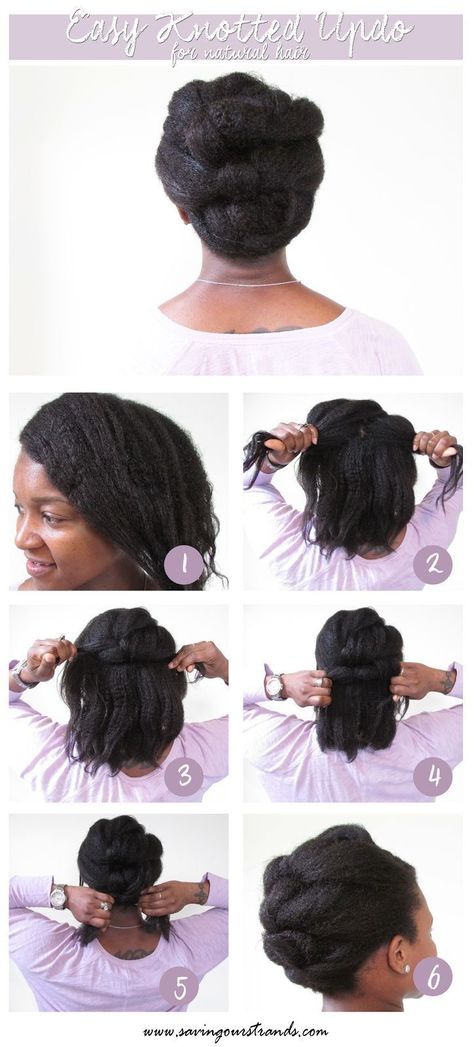 Easy Black Hairstyles, Hair Donut, Nappy Hair, American Hairstyles, Natural Hair Tutorials, Peinados Recogidos, Pelo Afro, Natural Hair Updo, Black Hair Care