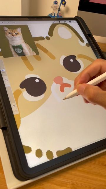 Draw Cat, Procreate Ipad Tutorials, الفن الرقمي, Ipad Tutorials, Procreate Ipad Art, Seni Dan Kraf, Ipad Drawings, Digital Art Beginner, Ipad Art