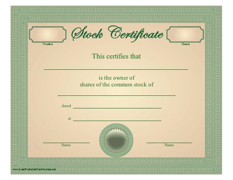 Stock Certificate Template Free, Stock Certificates, Printable Certificates, Narrative Essay, Cover Letter Sample, Certificate Design, Christmas Crafts For Gifts, Good Essay, Resume Template Free