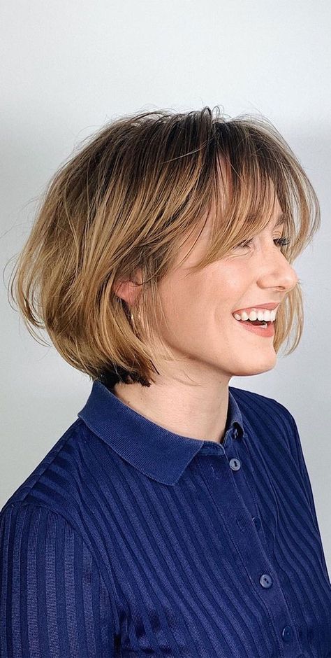 Cute Haircuts And Hairstyles With Bangs : Cute bob with long curtain bangs Bob With Long Curtain Bangs, Long Curtain Bangs, Bangs Cut, Teacher Hair, Cute Bob, Chin Length Hair, Bob Haircut With Bangs, Short Bob Haircuts, Short Hair Haircuts